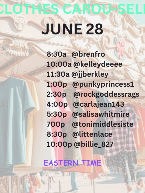Tops - 🎠 Clothes Carou-SELL 🎠 is LIVE now Monthly Train Show June 28